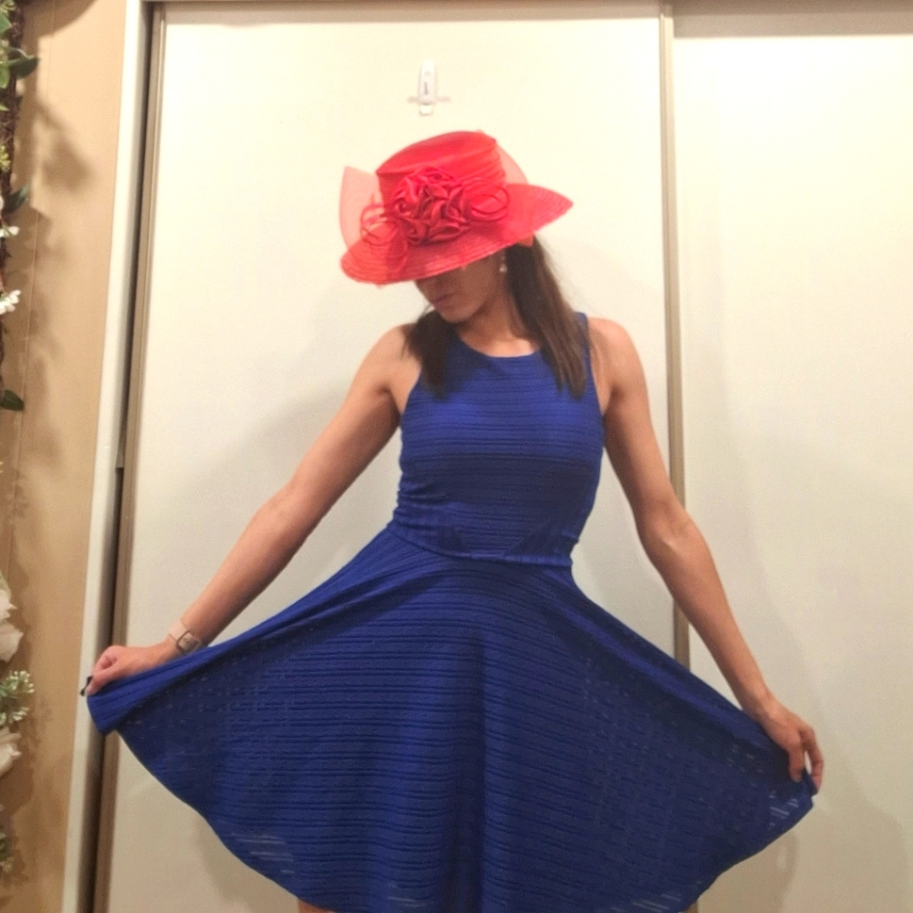 Cobalt blue altars state summer dresss